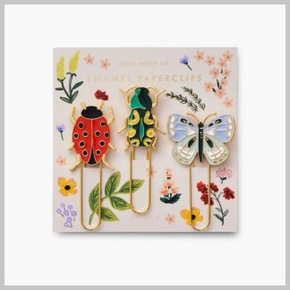 Rifle Paper Curio Enamel Paper Clip Set
