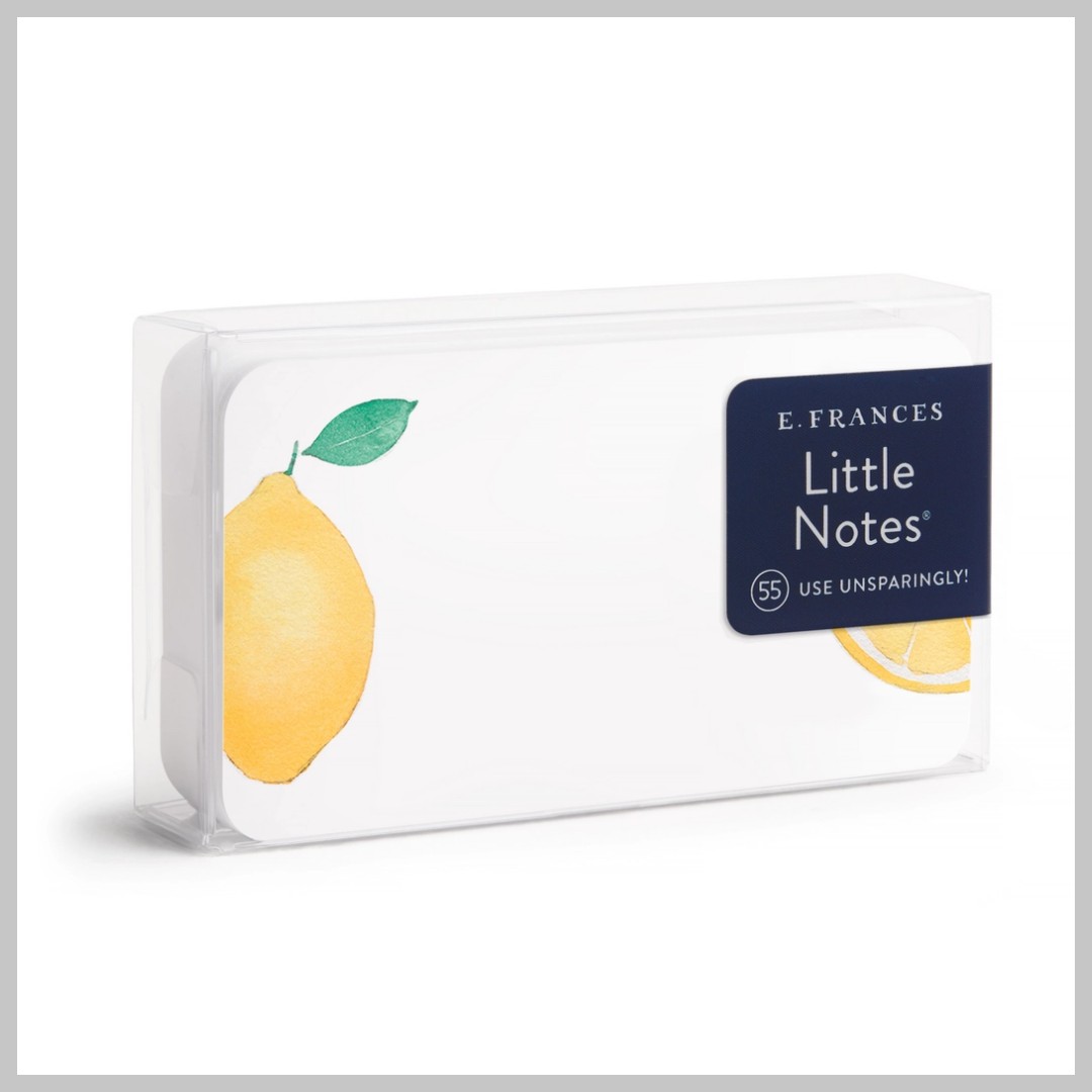 E. Frances Paper Little Notes-Lemon