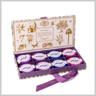 123 Farm Lavender Shower Steamers 8-Pack - Spa Aromatherapy Gift Set