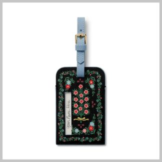 Rifle Paper Rosette Luggage Tag