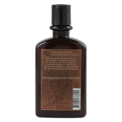 European Soaps Men's No. 63 Hair and Body Wash - Image 2