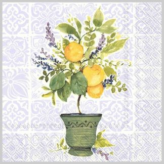 Boston International Lemon Tree Lunch Napkins