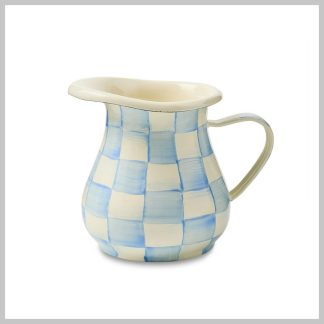 MacKenzie-Childs Sky Check Creamer