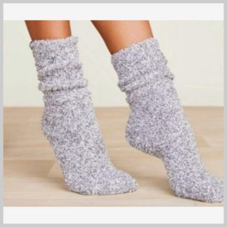 Barefoot Dreams CozyChic Women's Tall Ankle Sock-Graphite