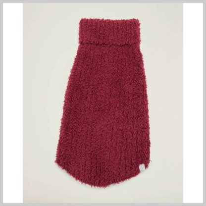 Barefoot Dreams CozyChic Cranberry Pet Sweater-Large