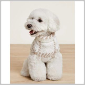 Barefoot Dreams CozyChic Plaid Pet Sweater-Small