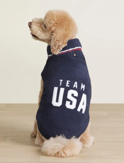 Barefoot Dreams CozyChic Team USA Pet Sweater-Large - Image 2