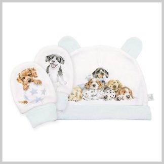 Little Wren Hat & Mittens Set "Little Paws"