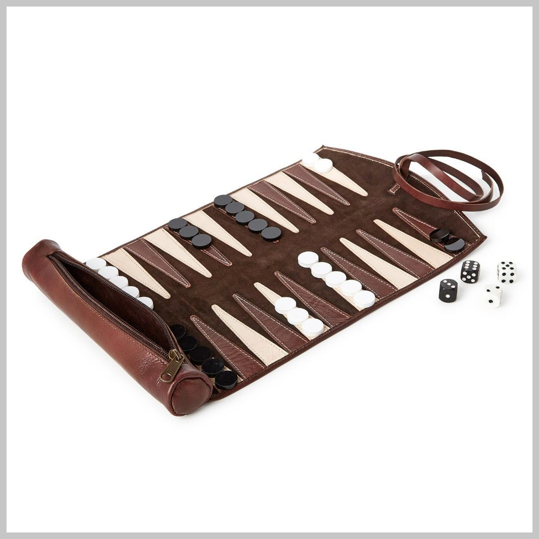 Roll-Up Backgammon Game Set
