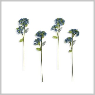 MacKenzie-Childs Beaded Blue Hydrangea Stem