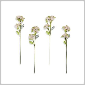 MacKenzie-Childs Beaded Pink Hydrangea Stem