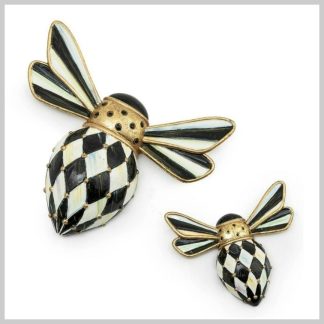 MacKenzie-Childs Courtly Check Bee Magnets