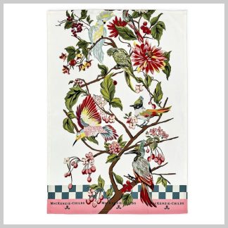 MacKenzie-Childs Dish Towel-Birdsong