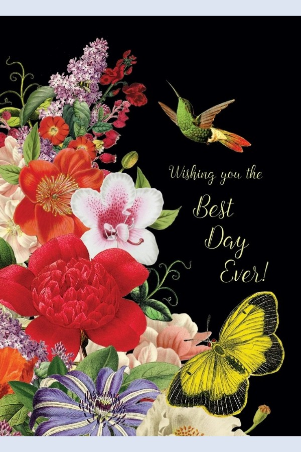 Birthday - P. Flynn Designs "Wishing You the Best Day Ever!"