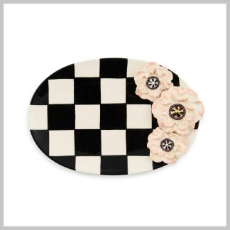 MacKenzie-Childs Trinket Dish, Blush Poppy