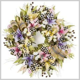 MacKenzie-Childs Wreath-Butterfly Garden