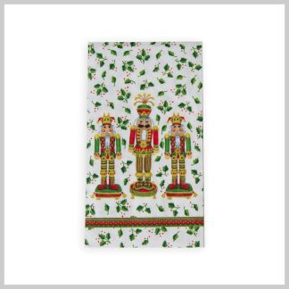 Caspari Holiday Nutcracker Christmas Guest Napkins