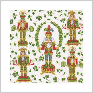 Caspari Holiday Nutcracker Christmas Lunch Napkins