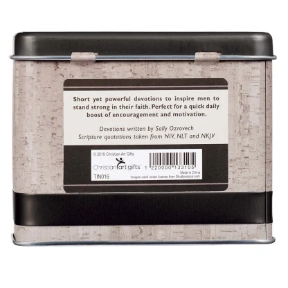 Christian Art Gifts Stand Firm Cards in Tin - Image 4