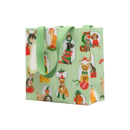 Caspari Gift Bag Presenting Pets-Small - Image 3