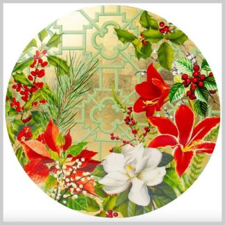 Caspari Christmas Garden Placemat