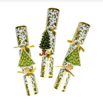 Caspari Crackers Gilded Christmas Tree - Image 3