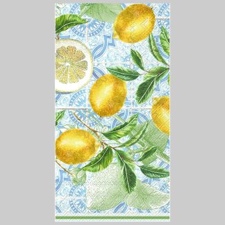 Boston International Citrus Limon Guest Napkins