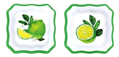 Le Cadeaux Mini Condiment Bowls, Limes-Set of 2