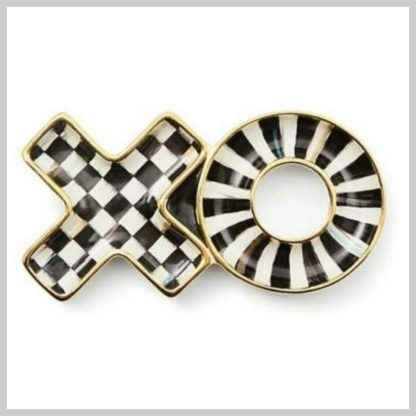 MacKenzie-Childs Courtly Check XO Dish
