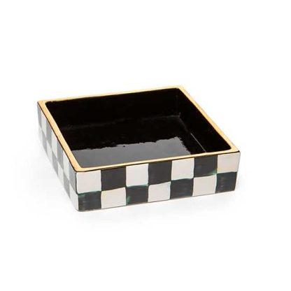 MacKenzie-Childs Courtly Check Cocktail Napkin Holder