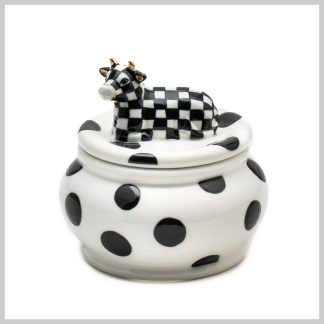 Mackenzie-Childs Cow Creamery Sugar Bowl