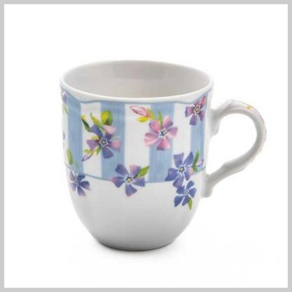 MacKenzie-Childs Wildflowers Blue Mug