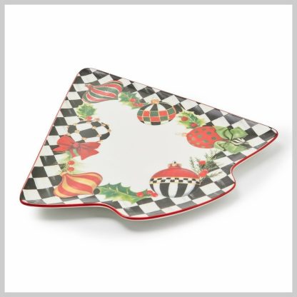 MacKenzie-Childs Deck The Halls Tree Serving Platter - Image 2