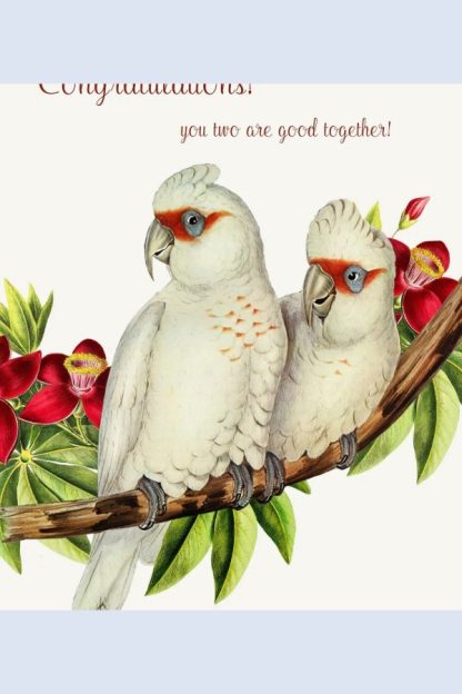 Engagement or Wedding - P. Flynn Designs "Congratulations, You Two Are Good Together"
