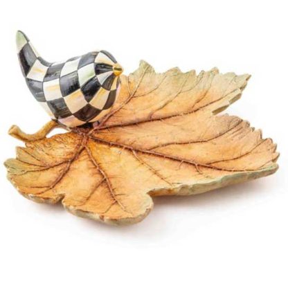MacKenzie-Childs Fall Collection-Maple Leaf Trinket Tray