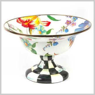 MacKenzie-Childs Flower Market Compote-Large