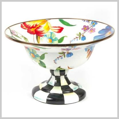 MacKenzie-Childs Flower Market Compote-Large