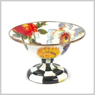 MacKenzie-Childs Flower Market Compote-Small