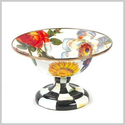 MacKenzie-Childs Flower Market Compote-Small