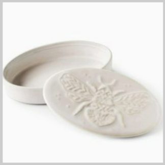 Bumblebee Oval Trinket Box