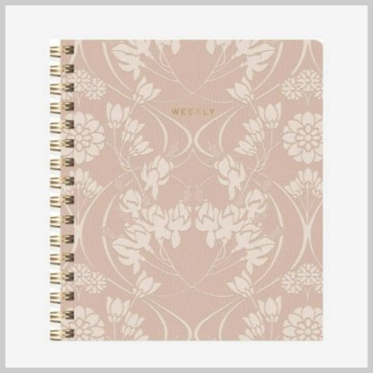 Nouveau Blossom Peach Weekly Planner