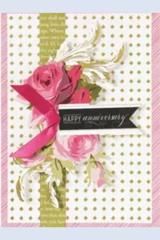 Anna Griffin Rose Anniversary Card