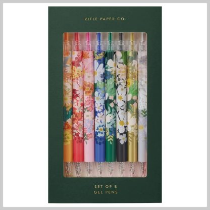 Rifle Paper Margaux Gel Pen Set of 8