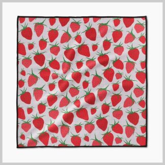 Geometry Paw Towel-Strawberry Sniff