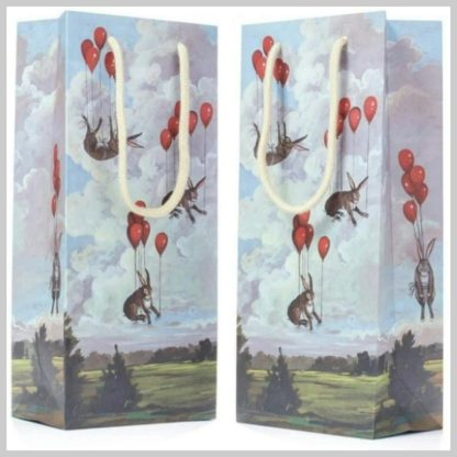 Gift Bottle Bag-"Party Rabbits"
