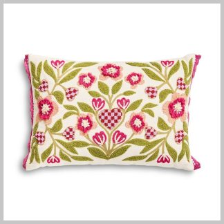 MacKenzie-Childs Hearts Lumbar Pillow