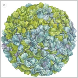 Hester & Cook Die-Cut Hydrangea Placemat