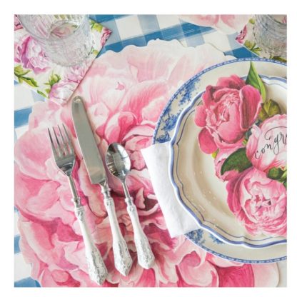 Hester & Cook Die-Cut Peony Placemat - Image 2