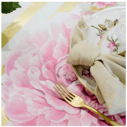 Hester & Cook Die-Cut Peony Placemat - Image 3