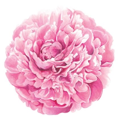 Hester & Cook Die-Cut Peony Placemat